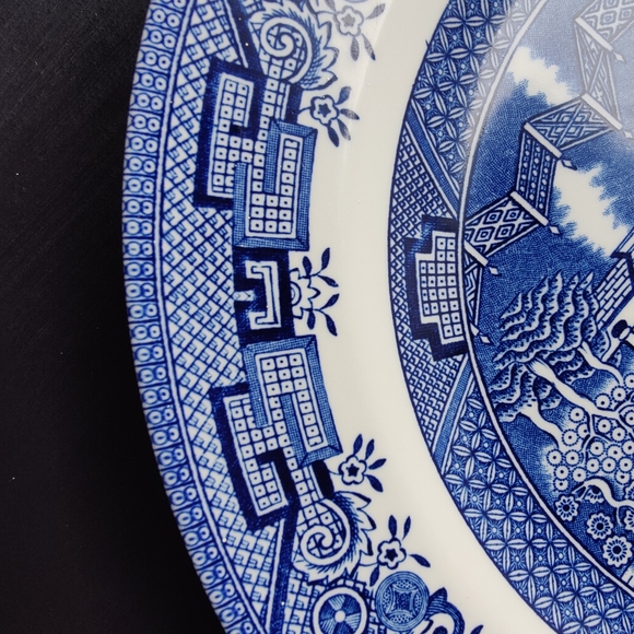 1 | 10 inch dinner plate | Blue Willow | Churchill | made in England 🇬🇧 - Picture 6 of 13
